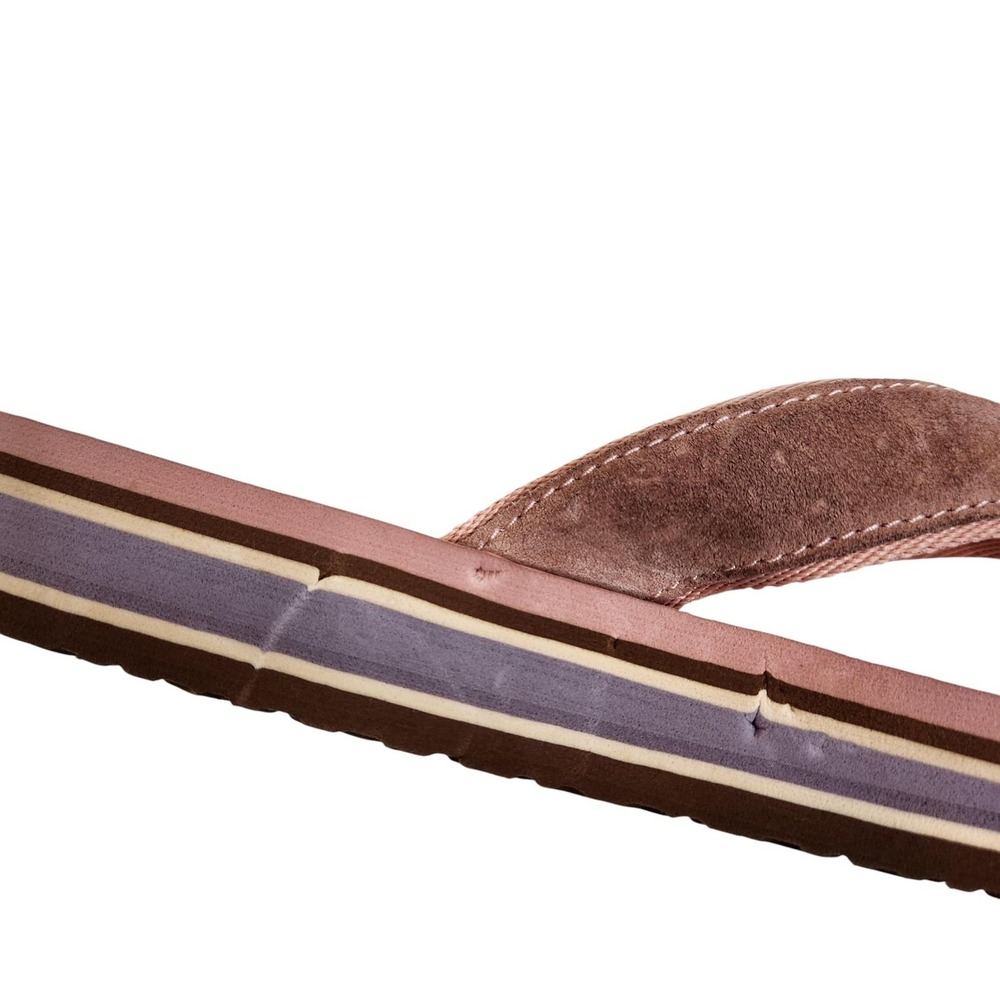 TORY BURCH Sandals Womens 7 Pink 70s Platform Flip Flop Thong Shoes Beach 70's - Picture 10 of 13
